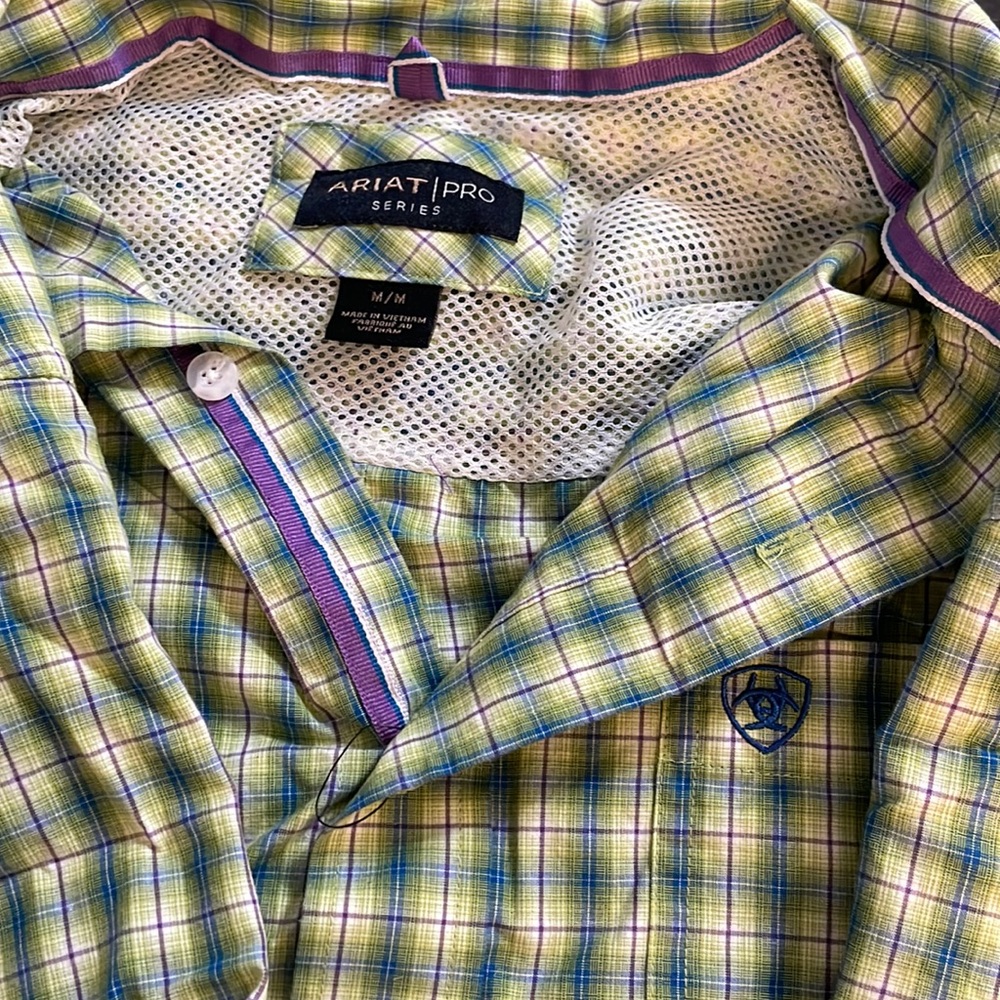 Ariat Button Down Plaid Shirt